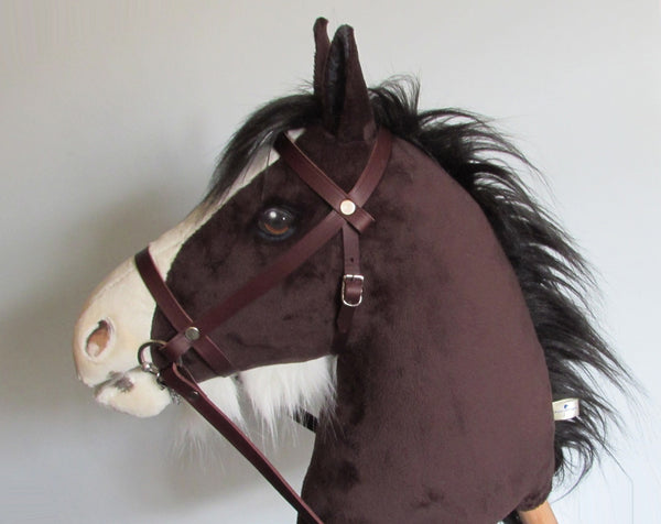 Clydesdale Hobby Horse with removable leather bridle