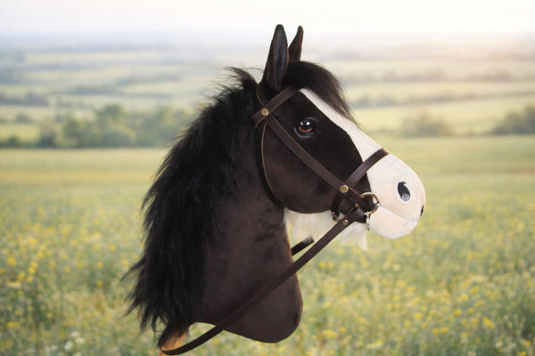Clydesdale Hobby Horse with removable leather bridle