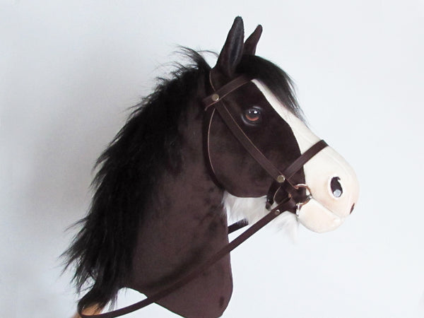 Clydesdale Hobby Horse with removable leather bridle