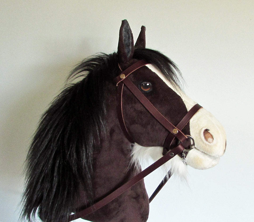 Clydesdale Hobby Horse with removable leather bridle