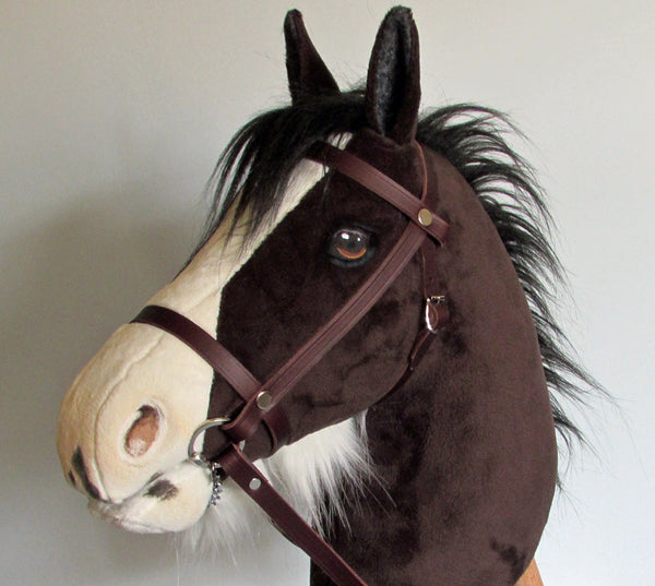 Clydesdale Hobby Horse with removable leather bridle