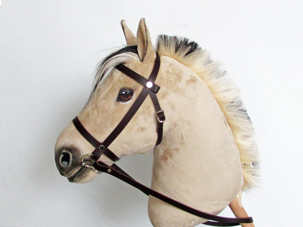 Fjord Hobby Horse with removable leather bridle