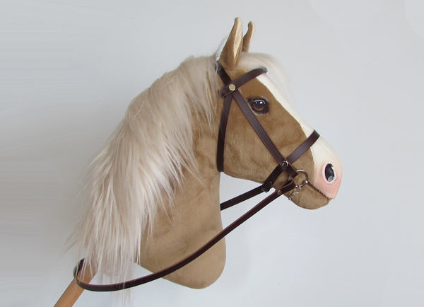 Palomino Hobby Horse with removable leather bridle