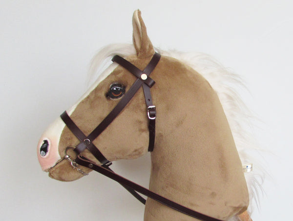 Palomino Hobby Horse with removable leather bridle