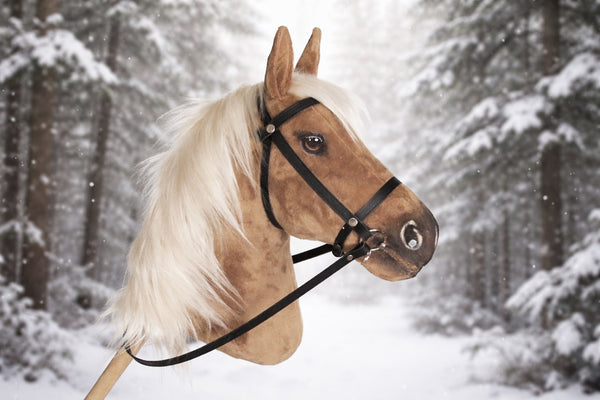 Haflinger Hobby Horse with removable leather bridle