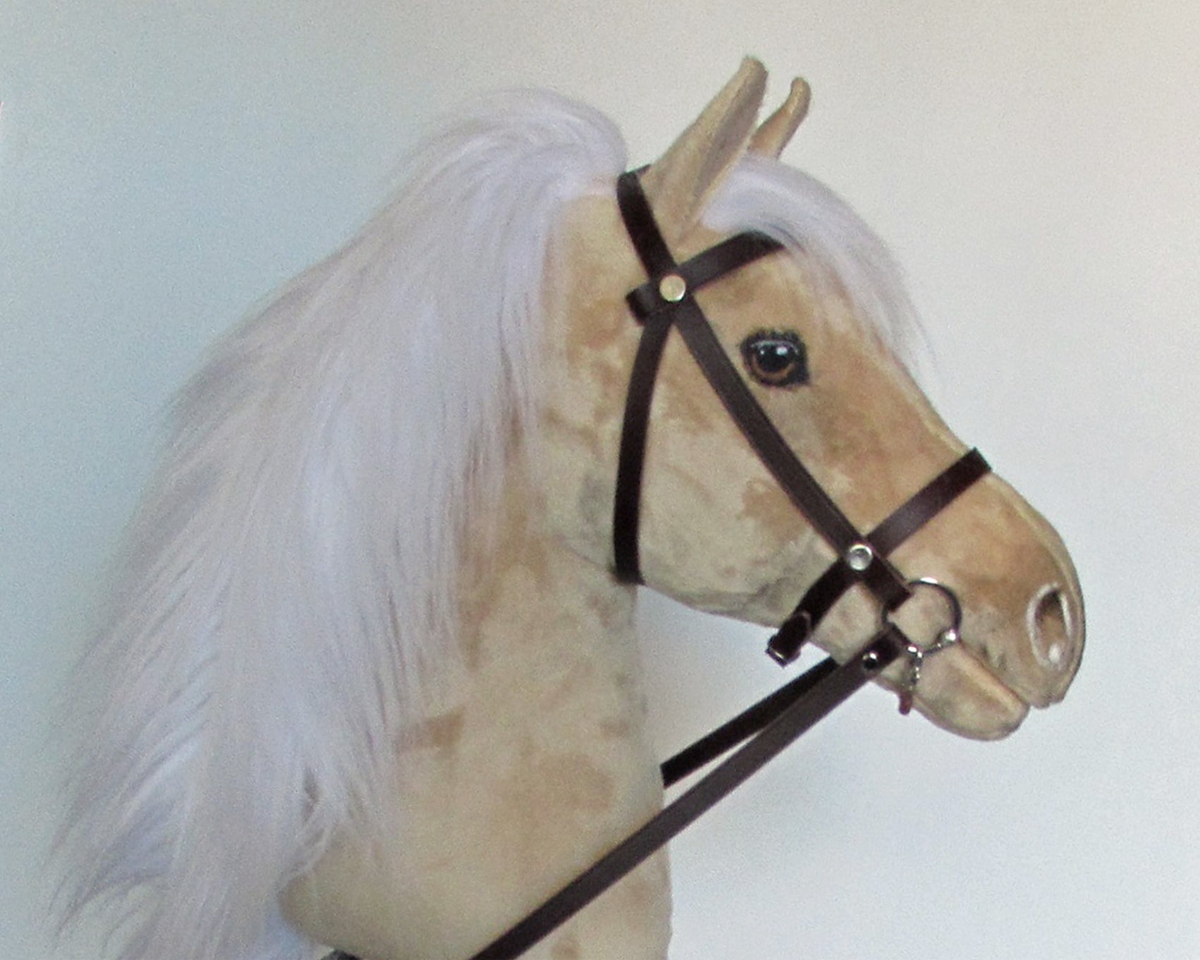 Palomino Hobby Horse with removable leather bridle
