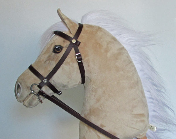 Palomino Hobby Horse with removable leather bridle